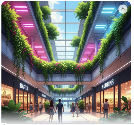 Figura 11 – LEDs e plantas em ambientes internos
