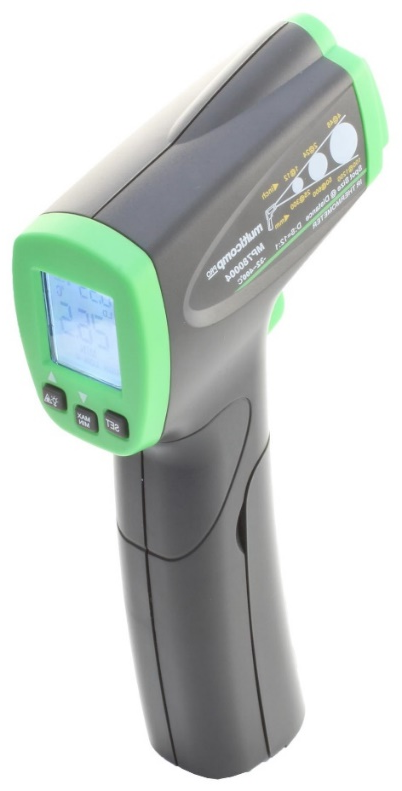Figura 3 – O termômetro infravermelho Multicomp MP780004.
Figura 3 – O termômetro infravermelho Multicomp MP780004.