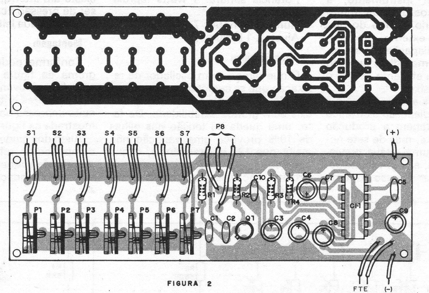 Figura 2 – Placa para a montagem
Figura 2 – Placa para a montagem