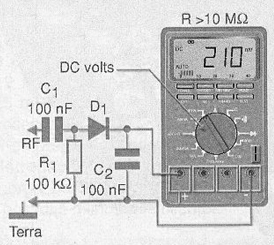 Figura 3 – Outra forma de ligar o diodo detector
