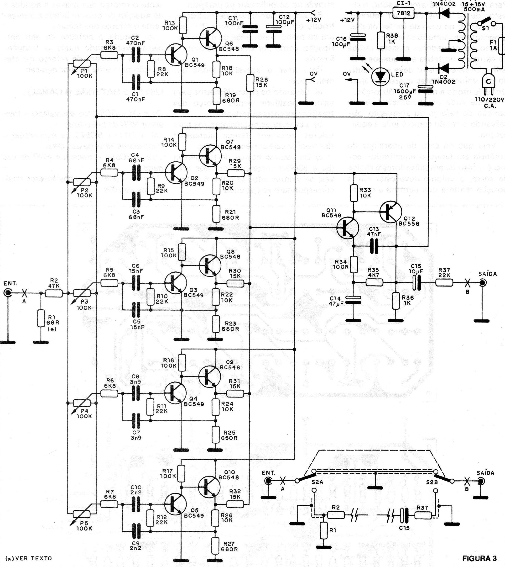 Figura 3 – Diagrama do equalizador
Figura 3 – Diagrama do equalizador