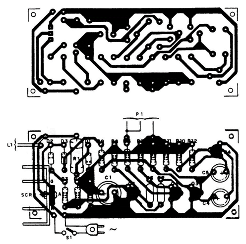 Figura 3 - Placa de circuito impresso para o projeto
