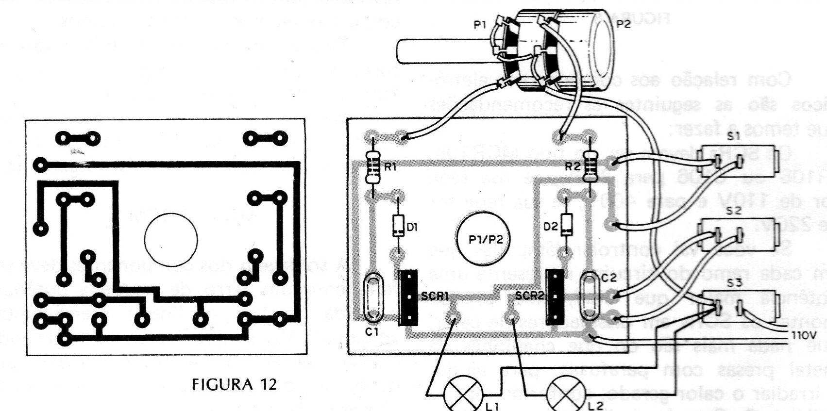 Figura 12 – Placa para a montagem Figura 12 – Placa para a montagem