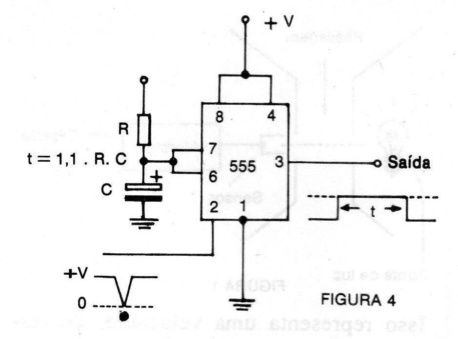 Figura 4 – 555 monoestável Figura 4 – 555 monoestável