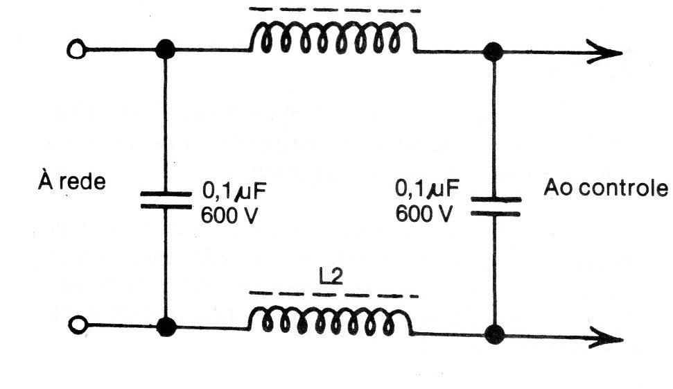 Figura 3 – Filtro para o circuito Figura 3 – Filtro para o circuito