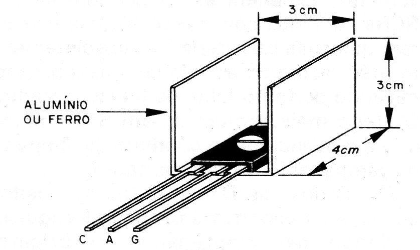 Figura 5 – O dissipador Figura 5 – O dissipador