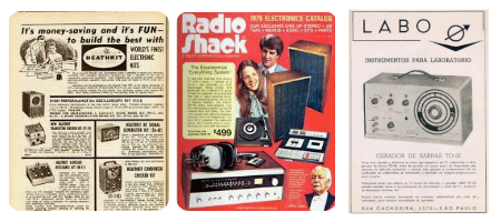 Figura 10  - Lijas de kits e instrumentos do passado
