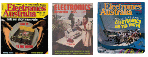 Figura 5 – Exemplares da Electronics Australia
