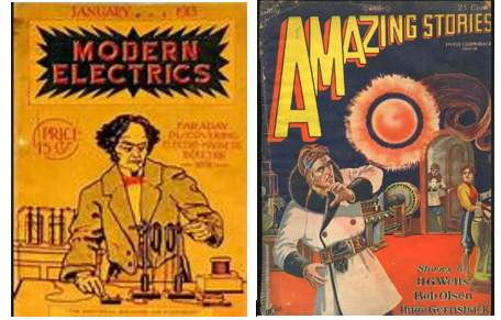   Figura 2 – modern Electrics e Amazing Histories.
