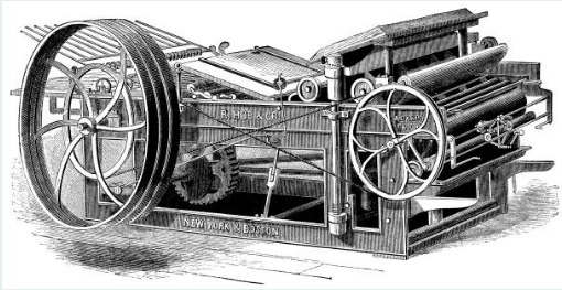 Figura 5 – Uma impressora rotativa
