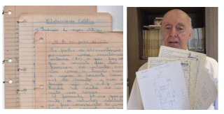 Figura 7 – Os manuscritos e originais datilografados em laudas. 
