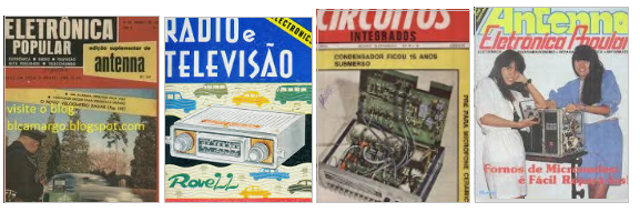 Figura 3 – Revistas brasileiras antigas
