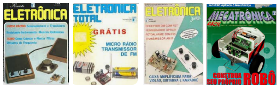 Figura 4 – As revistas da Editora Saber.
