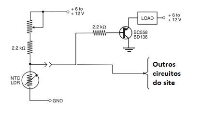 Figura 1 Bloco básico usando o transistor PNP II.
