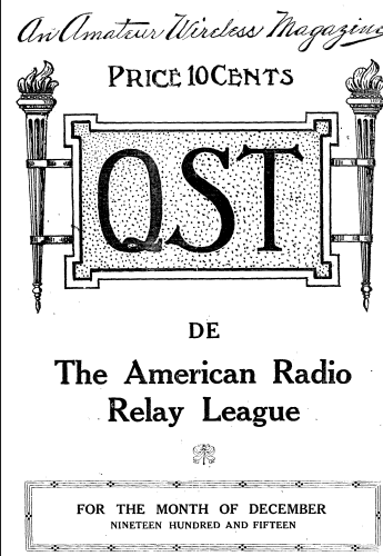 Figura 1 – O primeiro exemplar da revista QST
