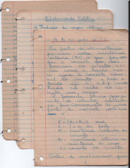 Figura 2 – Meus manuscritos
