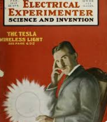 Figura 5 – Revista Electrical Experimenter de 1910 com Tesla na capa.
