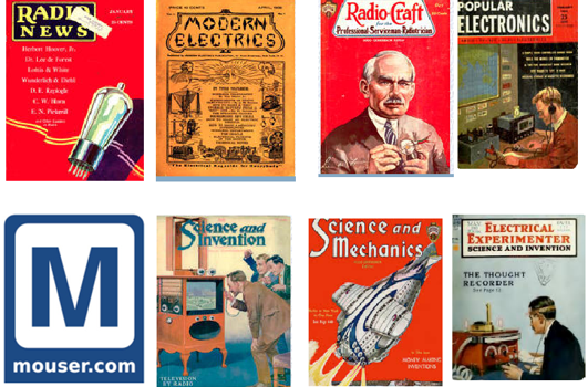 Figura 2 – As principais revistas de Gernsback  
