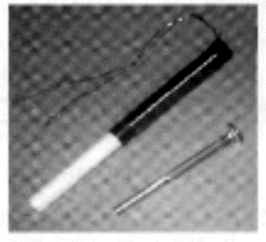 Figura 13 - A bobina é formada por 200 voltas de fio 28 AWG em um tubo de papelão ou alumínio
