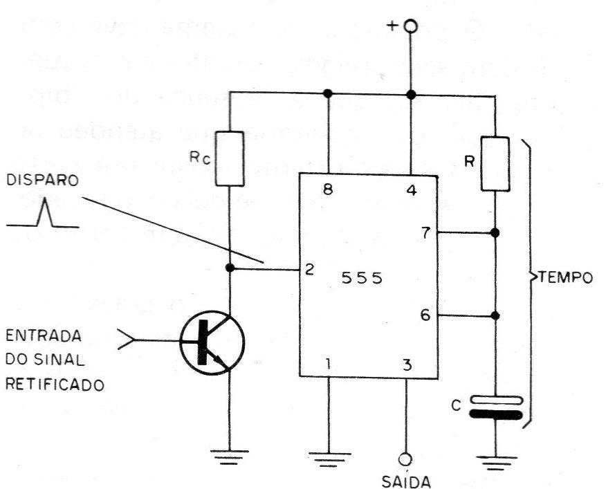 Figura 3 – 555 monoestável Figura 3 – 555 monoestável