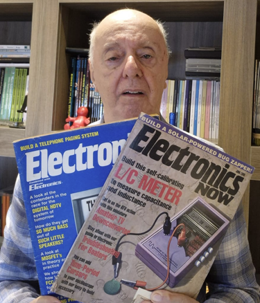 Figura 1 – Exemplares da Electronics Now da minha coleção
