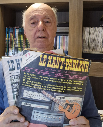 Figura 1 – Exemplares da revista Le Haut Parleur da minha coleção
