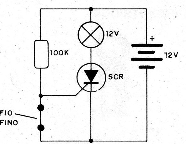    Figura 2 – Circuito típico de disparo

