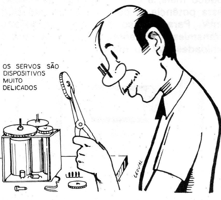 Figura 5 – Trabalho crítico com servos Figura 5 – Trabalho crítico com servos