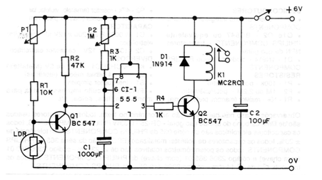 Figura 1 – Circuito do alarme de passagem.