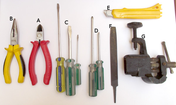 Figura 1 – As principais ferramentas do reparador
