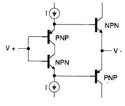 Topologia básica de um amplificador CFB. Topologia básica de um amplificador CFB.