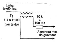 Figura 2 - Usando um transformador num adaptador em série. Figura 2 - Usando um transformador num adaptador em série.