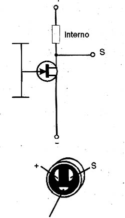 Microfone de eletreto de 3 terminais. Microfone de eletreto de 3 terminais.
