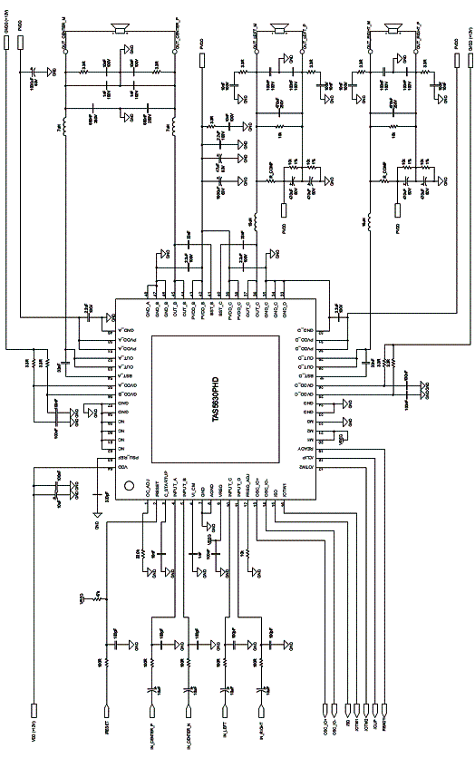 Figura 6 - Sistema de 3 canais (dois estéreo e um BTL). Figura 6 - Sistema de 3 canais (dois estéreo e um BTL).