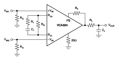 Figura 1 -Neste circuito, o resistor Rf de realimentação, determina a faixa de ganhos deste amplificador, pois é responsável pela realimentação.
Figura 1 -Neste circuito, o resistor Rf de realimentação, determina a faixa de ganhos deste amplificador, pois é responsável pela realimentação.