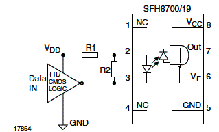 Circuito em que existe uma proteção contra corrente de fuga no LED.
Circuito em que existe uma proteção contra corrente de fuga no LED.