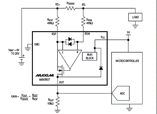 Circuito sensor de corrente para uso automotivo.
Circuito sensor de corrente para uso automotivo.