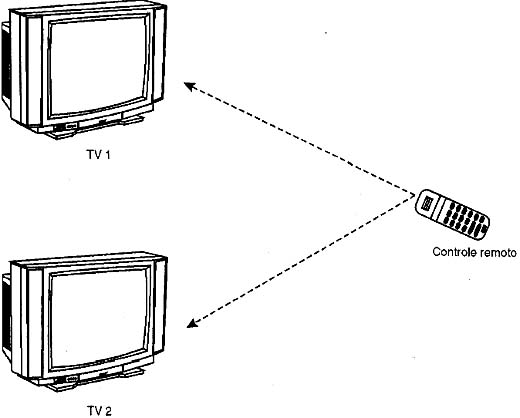 Cada controle remoto serve para uma marca ou modelo específico de TV.
