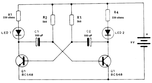 Figura 3- Diagrama do multivibrador 