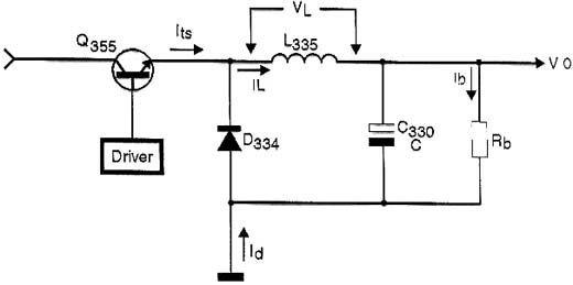 Etapa de chaveamento simplificada.
Etapa de chaveamento simplificada.