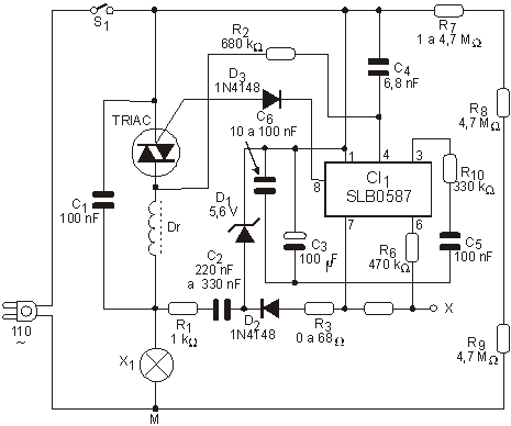 Diagrama completo de uma unidade.
