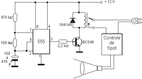 Circuito de timer cíclico para melhorar o efeito.
Circuito de timer cíclico para melhorar o efeito.