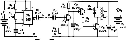Diagrama do transmissor e do receptor.
Diagrama do transmissor e do receptor.