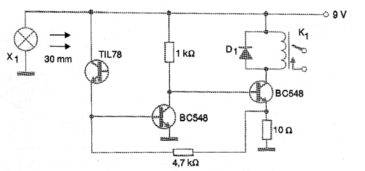 Sensor de passagem com LDR (I).
