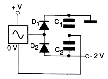 Figura 1 - Usando um circuito inversor de polaridade
Figura 1 - Usando um circuito inversor de polaridade