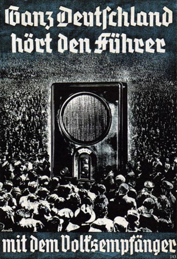 Cartaz anunciando o rádio
Cartaz anunciando o rádio