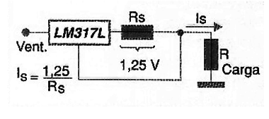 Figura 12 – Os 1m<sup>2</sup>5 V são determinados pela referência interna do Lm<sup>3</sup>17.
Figura 12 – Os 1m<sup>2</sup>5 V são determinados pela referência interna do Lm<sup>3</sup>17.