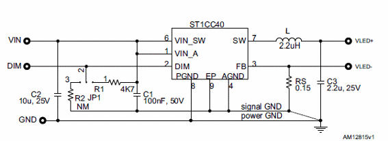   Figura 4 – Circuito de aplicação
