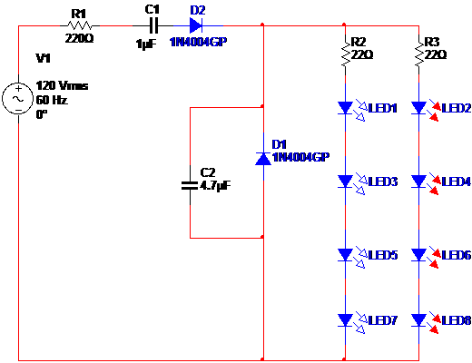 Figura 6 – Capacitor para evitar o efeito estroboscópico
Figura 6 – Capacitor para evitar o efeito estroboscópico