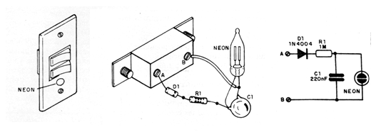 Figura 1 – Indicador de interruptor
Figura 1 – Indicador de interruptor